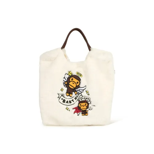 BABY MILO STORE BY A BATHING APE Ткань Сумка Стандартная Женская Белая