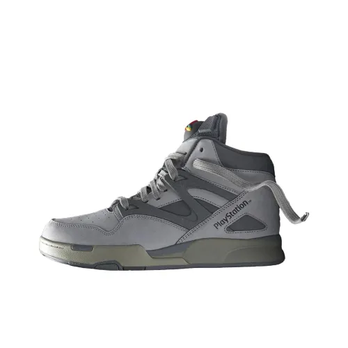 PLAYSTATION x REEBOK Pump Omni Zone 2 Баскетбольные кроссовки Мужской Серый Бежевый