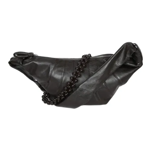 Lemaire Croissant Series Кожа Плечевая сумка Стандартная Женская Черная