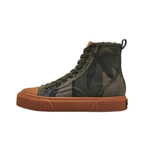 MARC JACOBS Высокие Кроссовки для скейтбординга Унисекс Зеленые