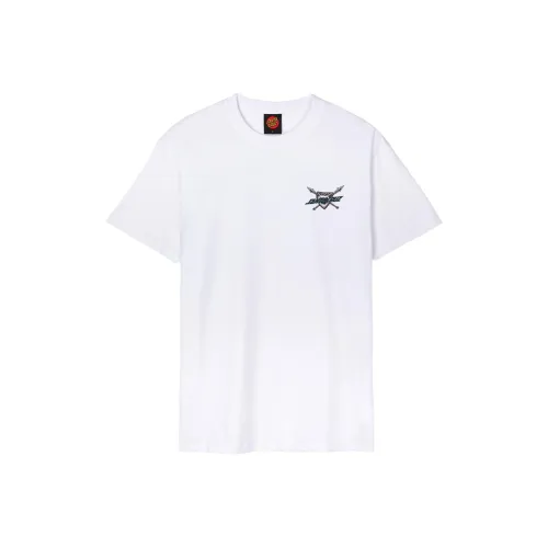 Santa Cruz Белая Мужская Футболка