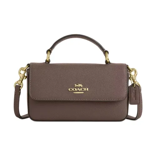 COACH Josie Crossbody текстурированная кожа через плечо сумка мини женская светло-коричневый