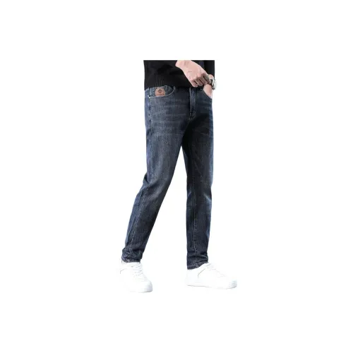 CHAORENBANG Haze Синий Мужские Джинсы