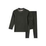 Чёрный с меланжевым серым