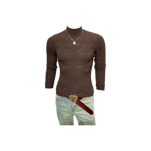 CVOOOER Длинный рукав Т-рубашка Внутренняя одежда Мужская