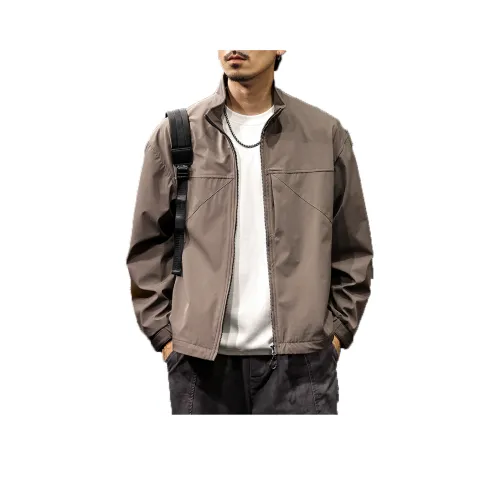 LUJIEBANG Серый Кофейный Мужские Куртки