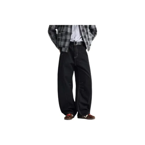 GOYN Мужские черные джинсы