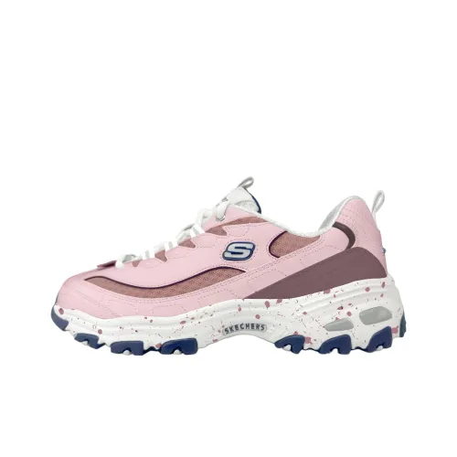 Skechers D'LITES 1,0 Strawberry Jam массивные кроссовки унисекс розовые