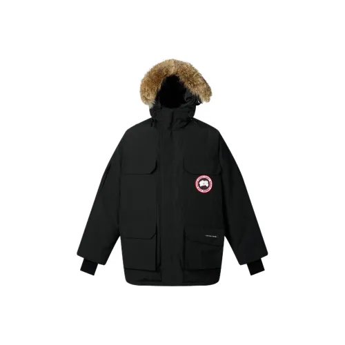Canada Goose Expedition Series Пуховик Европейская Версия Зимний Мужской Черный
