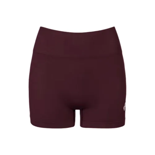 OH POLLY Женские спортивные шорты бордово-красного цвета