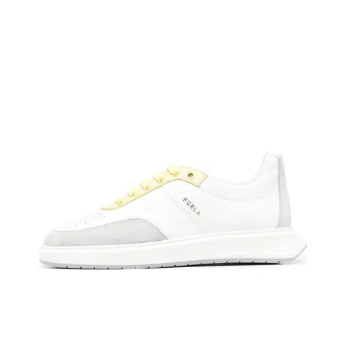 Furla Низкий топ Повседневная обувь Женская Серый Белый