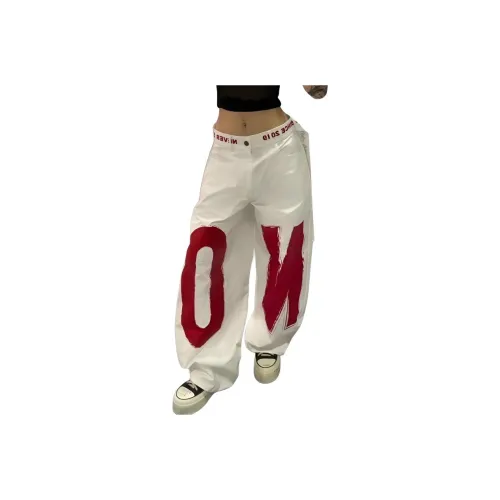 MARTHENAUT Белый Унисекс Джинсы