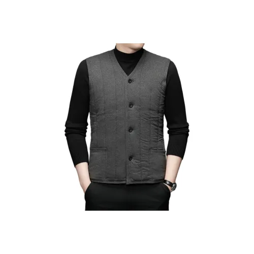 Vintage Cars Серый Мужской Жилеты