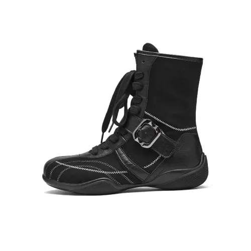 AGSDON Высокий Топ Немецкие Армейские Кроссовки 3,5 см Женские