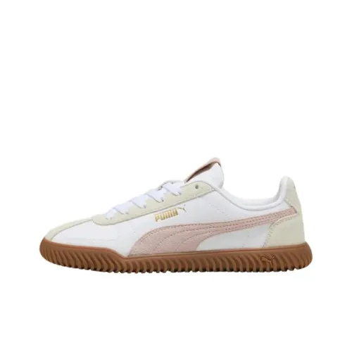 PUMA CLUB KAYZER Low Топ Повседневная обувь Женская Белый Бежевый Розовый