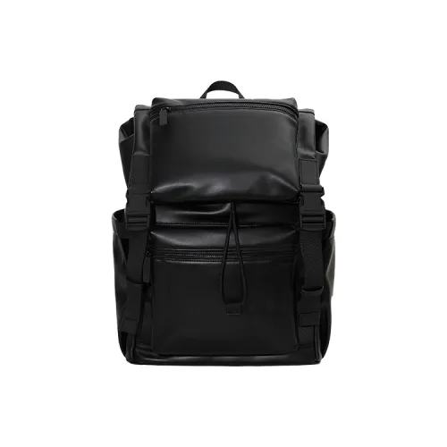 URBAN REVIVO Рюкзак из искусственной кожи стандартный мужской черный