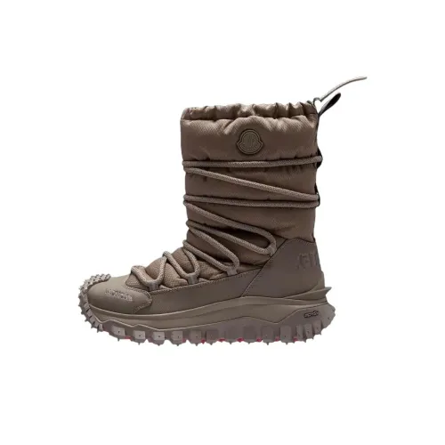 Moncler Короткие Сноубутсы Женские Светлый Умбра