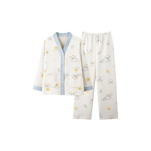 MIIOW Мультяшный Щенок Набор Женские Пижамные комплекты