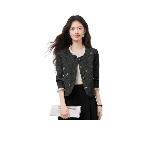 XINFEIYU Черные Женские Куртки