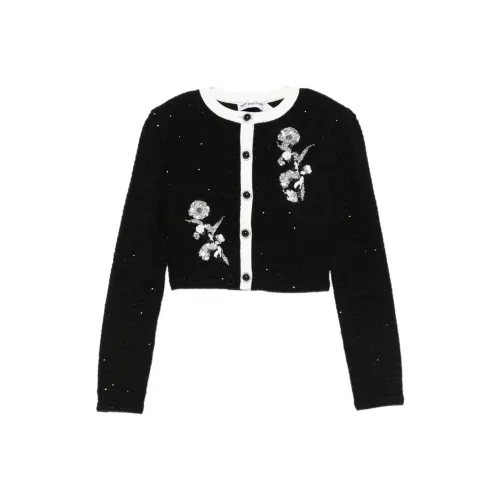 Self Portrait Черный Женский Трикотаж