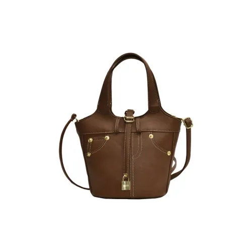 Fitchell ПУ (полиуретан) Сумка Женская Коричневый Экрю