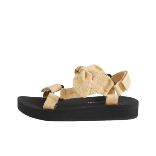 Loeffler Randall Пляжные сандалии 3 см Женские Хаки