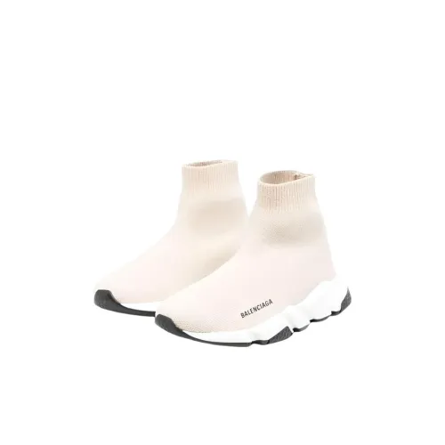 Balenciaga Speed High Топ Повседневная обувь Светлый Бежевый Детский