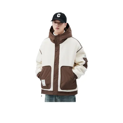 NRXX Кофейный Коричневый Унисекс Пуховики