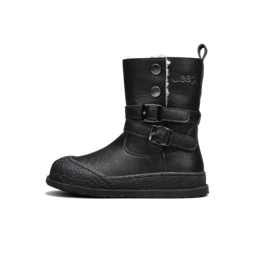 Jeep Slip-resistant Abrasion-resistant Waterproof Thermal High Top Children's Winter Boots Teenagers Джип противоскользящий устойчивый к истиранию водонепроницаемый термальный высокий топ детские зимние сапоги подростки