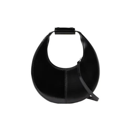 Staud Коровья кожа Одно плечо Сумка Мини Женская Черная