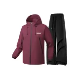 Ветровка и Комплект Брюк (Агат Красный + Черный)