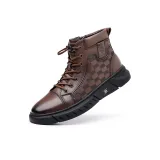 Коричневый с флисовой подкладкой