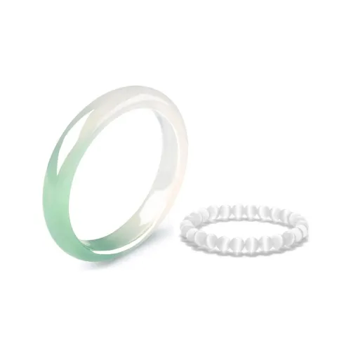 The Years Are Quiet Цветное стекло Нефритовые браслеты Женские