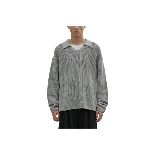 UNITED TOKYO FW25 Gima Mesh Skipper POLO Knit Men's