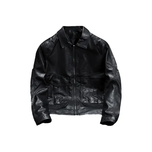 JIUDIIMAN Мужские кожаные куртки