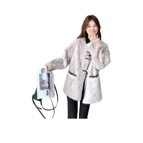 MEXICAN Бархат Feel Пальто Женское