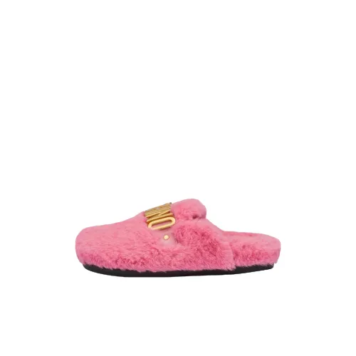 MOSCHINO Детские домашние тапочки розовые для малышей