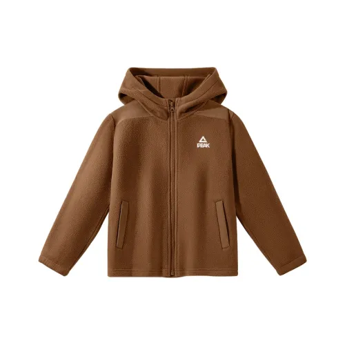 PEAK Кофе PK Стандартный белый силиконовый K Детские флисовые кофты