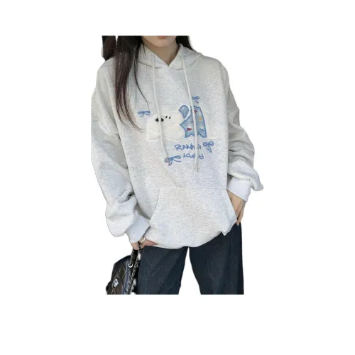 HIPHOPPUNKS Серый Женский Свитшот