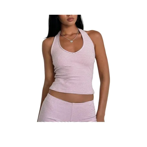 Motel Rocks Jules Топ-халтер в комплекте с GREY Джерси и полосатым топом на бретелях для женщин