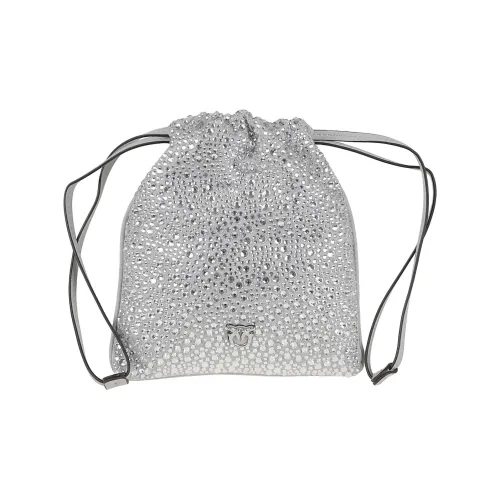 PINKO Полиэстер Путешествие Сумка для хранения Женское Серебро