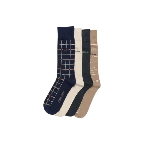 Calvin Klein 4 пачки многоцветные мужские носки MID до икры