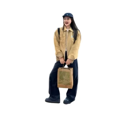 Yunpo Хаки Унисекс Куртки