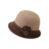 Кофейный, козырек, цветочный, ведро