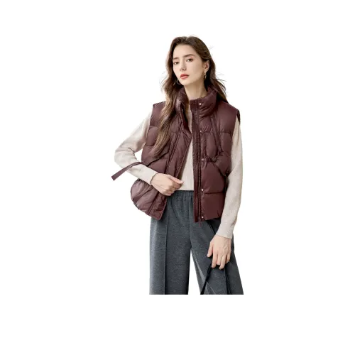 TOUCH Бордовый Женский Пуховый жилет
