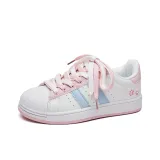 Бело-розовый