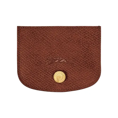 LONGCHAMP Épure Коровья кожа Держатель для карт Женский Коричневый