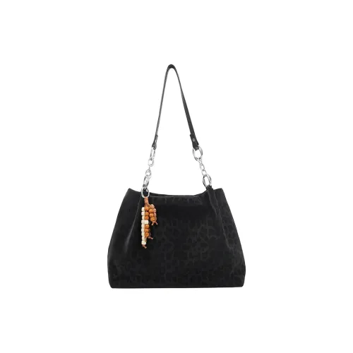 WRELS ПУ (полиуретан) Сумка через плечо Стандартная Женская Черная Кофейная