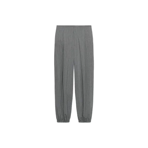 ZARA Темно-серые женские повседневные штаны