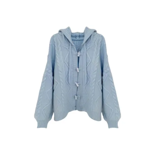 POPO.INFO Светло-синий Женский Трикотаж